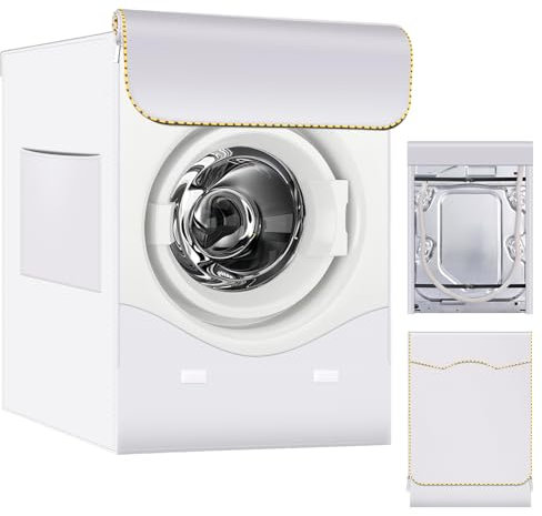 Funda Lavadora Exterior Impermeable,Funda Lavadora Carga Superior Fundas Para Lavadoras De Mueble Lavadora Secadora Exterior,Fundas Para Lavadoras Accesorios Para Lavadoras(60 * 64 * 85cm) (Plateado)