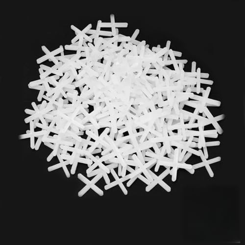 Yeenano Tile Spacers,1000 Pcs 2mm Plastic Decorative Tile,Wall Tile Spacers,Cross Tiles Levelling Spacerss for Floor,Wall Tiling,DIY Tiling Tools for Consistent Grout Lines and Alignment