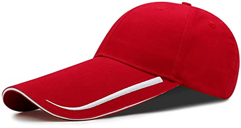 Casquette Homme 14cm Longue visière Grande tête Homme Grande Taille Causal Peaked Chapeaux Cool Chapeau De Pêche Homme Plus La Taille 55-60 cm 60-65cm