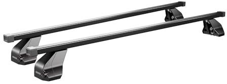 Barres de toit - Compatible avec BMW M2 F87 Coupé 2017-2022 - Porte-vélos, Porte Vélo Voiture - Coffre de toit - Pièces de toit - Acier de qualité supérieure - Noir - 2 TLG 75 kg