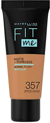 Maybelline Fit Me Matte & Poreless Liquid Foundation - Spiced Sand 357