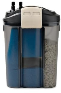 Eden 94073 FES 300 Außenfilter geeignet für Aquarien bis zu 300 Liter Doppelfiltersystem platzsparendende Aufbewahrung im Unterschrank vibrationsarm nahezu geräuschlos