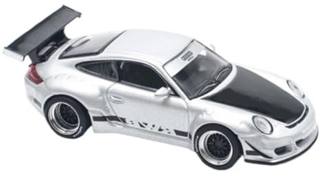 XIYUEYING Maßstabsgetreues Modell 1:64 Für Porsche RWB Silberlegierung Automodelle Sammlerornamente Statische Dekoration Geeignet Für Freunde Miniaturmodelle