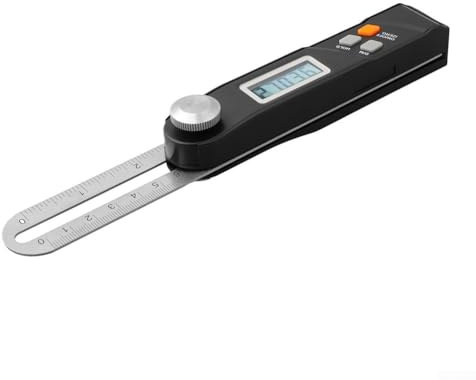 MeevrgR Règle d'angle numérique Rapporteur - Outil de mesure 360° avec base en forme de T pour le travail du bois, le travail du métal et le bricolage