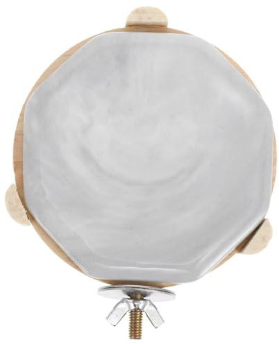 WEKAMOS Piastra Refrigerante in Ceramica per Piccoli Animali con Dissipazione Termica Letto Rinfrescante Ottagonale per Criceti e Cincillà Superficie Liscia e Sicura per Gabbiette Estive