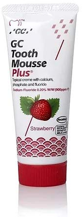 GC Tooth Mousse Plus Sugar Free with Extra Milk Protein for Teeth Strawberry Flavor