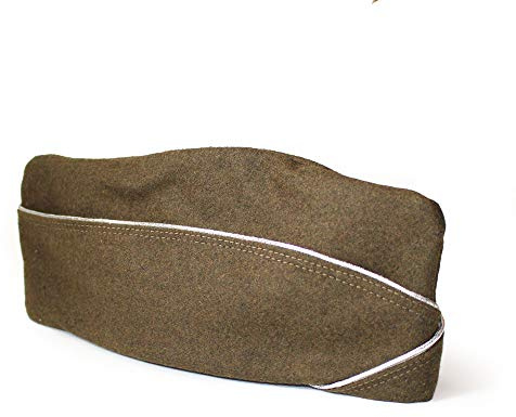 ANQIAO WW2 US Officer Cap Wool Hat Green(59 CM)
