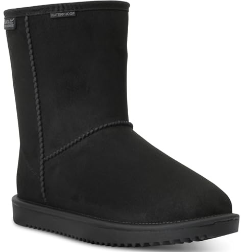 Regatta Womens Risley Waterproof Mules Faux Fur Lined Warm Winter Shoes