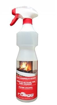 Rüegg Switzerland Detergente speciale per vetri in ceramica per camini, griglie e fornelli in vetroceramica, con testina spray
