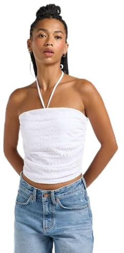 Lee Tube Top, Ljus vit, M