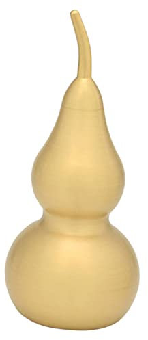 MUSISALY Brass Gourd Ornament Small Size Copper Gourd Pendant with Lid Chinese Style Feng Shui Hanging Decoration for Home Office Craft Décor