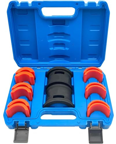 THIKPO Kit Universale da 14 Pezzi per Installazione Paraoli Forcelle Moto, Compatibile con Forcelle da 35 mm a 50 mm