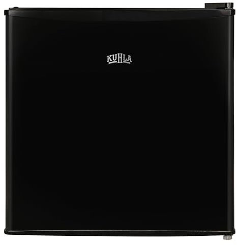 Kuhla Table Top Mini Freezer 31 Litre Capacity Black Freestanding Small Freezer with Adjustable Feet, Removable Shelf & Reversible Door KTTFZ0E5B