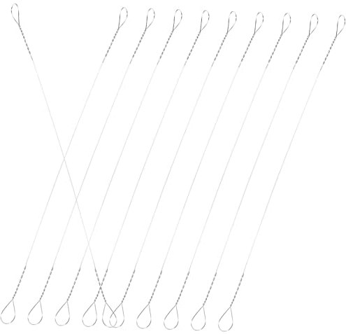 LIFKOME 10 Pezzi Linea Di Taglio Del Formaggio Taglia Formaggio Per Formaggio a Blocchi Affettatrici Per Formaggio a Blocchi Affettatrice Per Formaggio Pesante Argento Acciaio Inossidabile