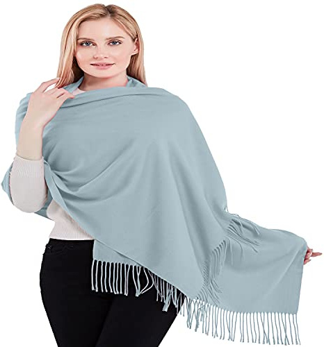 CJ Apparel Thick Solid Colour Design Cotton Blend Shawl Scarf Wrap Stole Throw Head Wrap Pashmina Hand Made in Nepal NEW
