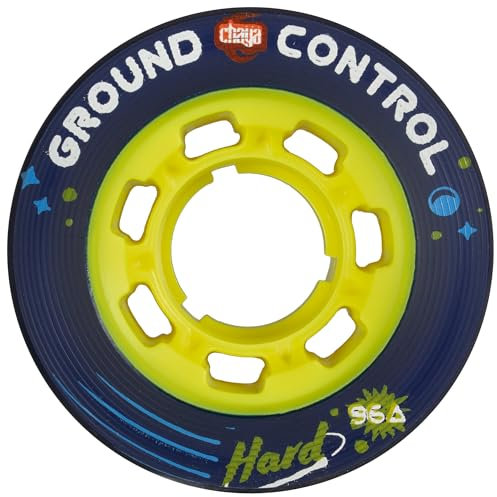 Chaya Roller Skate Rolle Ground Control Hard, 59mm*38mm / 96A, Indoor Elite Performance, 4er-Pack