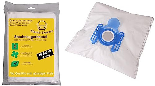 20x Staubsaugerbeutel passend für Swirl A 07 / A07 Staubsauger I stabilder Adapter aus Kunststoff I mit Mikrofilter