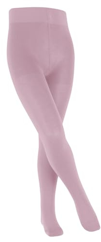 FALKE Unisex Kinder Strumpfhose Family K Ti nachhaltige Baumwolle dick einfarbig 1 Stück, Rosa Thulit 8663, 122-128