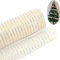 1Pcs Christbaumschmuck，Weihnachtsband zum Basteln，Für Weihnachtsbäume, Kunsthandwerk, Girlanden, Schleifen, Osterkränze, Hochzeitsfeierdekorationen，26cmx10Yards，Weiß+Gold