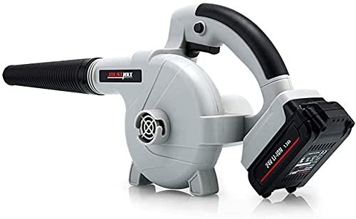 NOALED Praktischer elektrischer Laubbläser, Vakuum-Häcksler mit Auffangbeutel-Tragegurt, Variable Blasgeschwindigkeit für die Reinigung von Gartengras oder Blättern