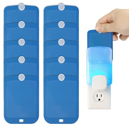 Lot de 10 cartouches de recharge compatibles avec piège à insectes volants Raid Essentials, cartouches de recharge extra adhésives pour piège à insectes volants pour une lutte efficace contre les