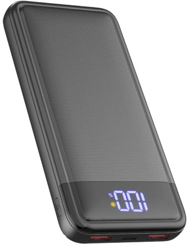 Power Bank, Slimmest 22.5W Batería Externa 13800mAh, USB C Entradas y Salidas Cargador Portatil Carga Rápida Bateria Portatil Compatible con iPhone 16 15 14 13 12 Pro MAX iPad Tablet etc.(Gris)