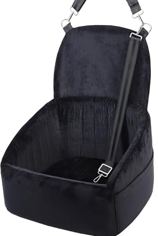 NUPIDA Dog Booster Car Seat with Extend Backrest for Small Medium Pet