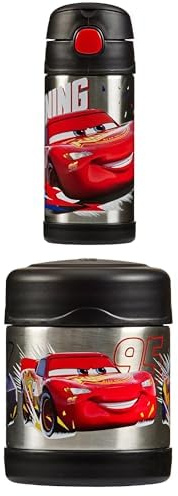Thermos x Disney Cars Bundle - 355ml Water Bottle + 290ml Food Flask