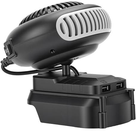 Greensen Portabel Värmeelement, Personlig Elvärme för Skrivbord med 2 Temperaturinställningar 2 USB-portar Tyst 36dB för Kontoret Hemmet Camping