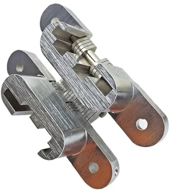 1 pz Cerniera a croce con cuscinetti in acciaio inossidabile Cerniere for porte pieghevoli Cerniera regolabile in lega di zinco Cerniere for porte a fusione nascoste(28*118)