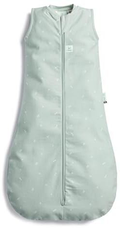 ergoPouch Baby Schlafsack Jersey, 8-24 Monate, Für jede Monateszeit | Sage | TOG 1.0 | 100% Bio Baumwolle | Pucksack, 2-in-1, Pucktuch, Puckdecke, Swaddle, Wickeltuch