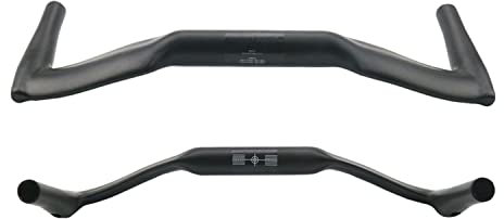 31,8 Carbon Bullhorn Triathlon TT Lenker - Aero Bars für Rennrad, mattes Finish