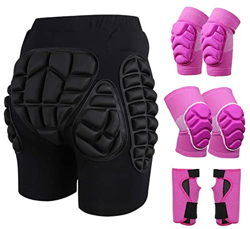 Pantaloni Protettivi Pantaloni Protettivi Da Uomo/donna Pantaloni Protettivi Imbottiti Pantaloni Sportivi Traspiranti All'anca Per Pattinatori Di Pattinaggio Su Ghiaccio ( Color : B2 , Size : 3XL )