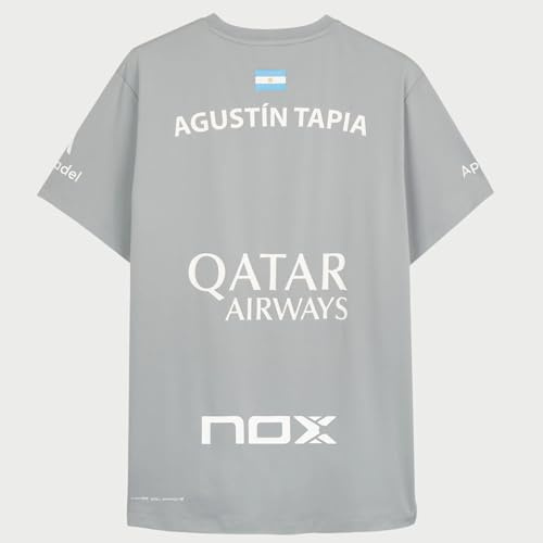 NOX AT10 Gris AGUSTIN TAPIA 2024 (Camiseta Oficial) GRIS S