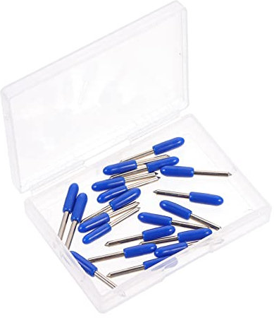 HAPINARY Lame Da Taglio Per Macchine Da Taglio Taglierine Per Lettering Computerizzate 20 Pezzi Di Accessori Realizzate Materiali Di Qualità Rivestite in Gomma