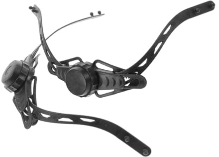 HONITANO Correa de Barbilla Ajustable Negro Ligera y Compatible 2 Piezas para Casco de Construcción de Plástico para Ciclismo de Larga Distancia