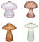 BlogBlog Jarrón de Cristal para Setas y Flores - Mini Jarrón de Hongos Creativo para Plantas de Arte Hidropónico (4 Colores)