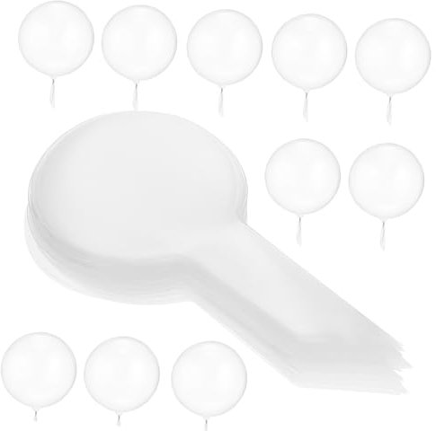 Abaodam 100 Stück Luftballons Geburtstagsparty Dekorationen Bubble Ballons Für Hochzeit Schule Veranstaltungen