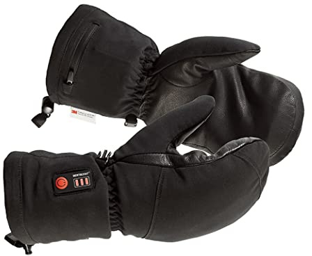 BERTSCHAT Uppvärmda vantar PRO, Single Heating – vinterhandskar för män och kvinnor – pekskärmsaktiverade termohandskar med batterivärmare – jakt, skidåkning, motorcykel, cykel – vind- och vattentäta