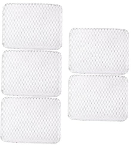 TOYANDONA 5 Pièces tapis de barbecue faire la fête nattes amovible non tapis cuisson barbecue fournitures de barbecue doublures de gril jetables aluminium