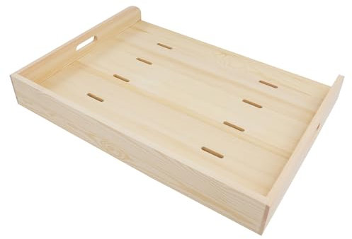 Plaque de recouvrement pour cuisinière, planche à découper en bois avec poignées de transport, plaque en bois avec 8 trous de dissipation de la chaleur, plaque vitrocéramique, plaque de cuisson à gaz