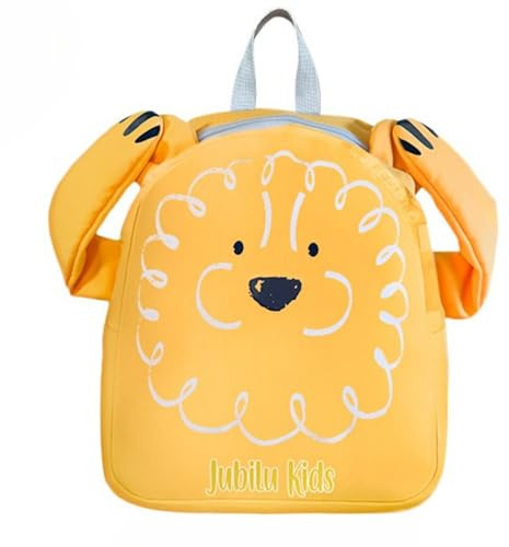 Jubilu Kids Mochila infantil de 8 litros, impermeable y reflectante, ligera mochila de guardería y mochila escolar para niños y niñas (1,5 – 7 años) con correa para el pecho, correas acolchadas y