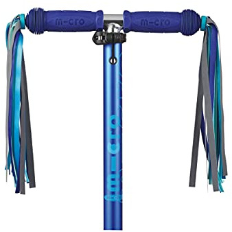 Micro® Dekorative Fransen für Rollerlenker (Blau (reflektierend))