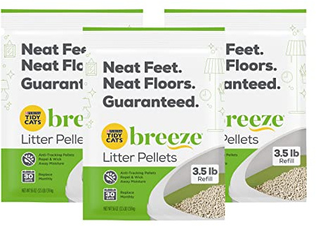 Tidy Cats Breeze Zeolite Pellet, 3.5 Pound (Pack of 3)