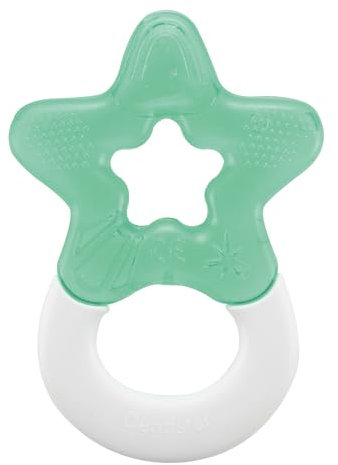 dentistar Kühlbeißring 1er-Set – Beißring Baby ab 3 Monate – Kühlende Zahnungshilfe und Beißspielzeug für Babys und Kleinkinder - BPA frei - Mint