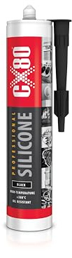 CX80 Silicone haute température (noir, 310 ml)