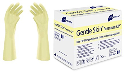 OP-Handschuh Gentle Skin Premium 400 Stück (4 Boxen à 50 Paar) (Gr.6,5)