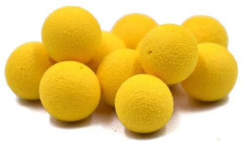 Namvo Caja de 30 Bolas de Olor de Cebo para Pesca de Carpa - Cebo Flotante Artificial de Maíz Amarillo de 8 mm