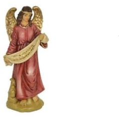 OISE ART STORE Trade Shop - Statuina Angelo 12 Cm per Presepe in Resina Decoro Natale Natalizio Nativita'