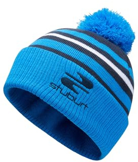 Stuburt Mens Noble Warm Autumn Winter Bobble Beanie Hat, French Navy